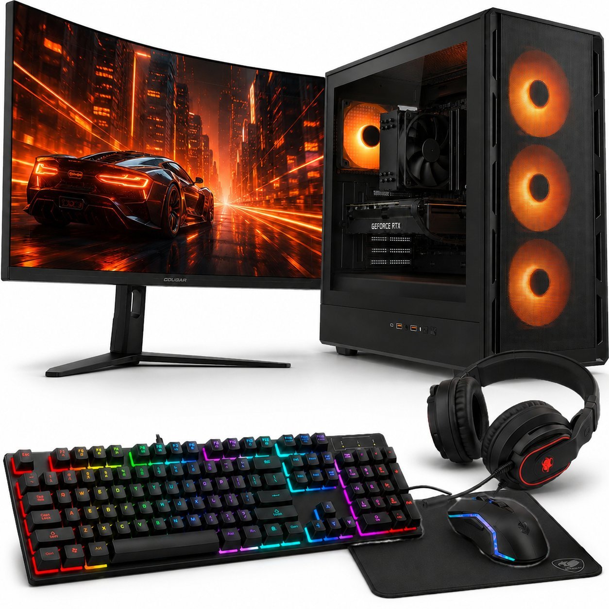 Altreo Zestaw KOMPUTER GAMINGOWY Intel Ultra 5 245KF RX 9060 XT 16GB 1TB 32GB