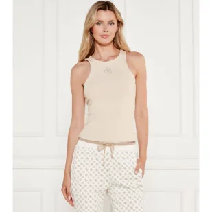 GUESS Top GUENDALINA Slim Fit - Koszulki i topy damskie - miniaturka - grafika 1