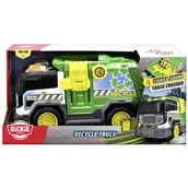 Samochody i pojazdy dla dzieci - A.S. Śmieciarka zielona 30 cm Simba - miniaturka - grafika 1