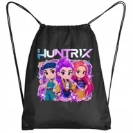 Plecaki - PLECAK Huntrix K-POP Hunters Demon ANIME SAJA BOYS CZARNY 3521 - miniaturka - grafika 1