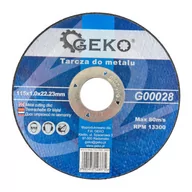Tarcze do pił - Geko Tarcza do metalu 115x1mm INOX G00028 - miniaturka - grafika 1