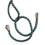 Etui i futerały do telefonów - Etui na telefon komórkowy Apple iPhone Etui na telefon komórkowy Slim Cover Etui na telefon komórkowy Pasek na przewód, do telefonu komórkowego: Apple iPhone 11, wybierz pasek: zielony czarny - miniaturka - grafika 1