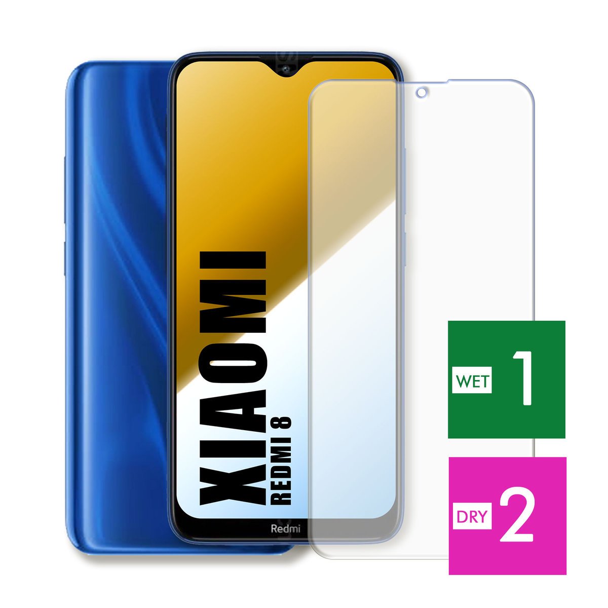 WZMOCNIONE SZKŁO DO XIAOMI REDMI 8 SZYBKA HARTOWANE 9H JAKOŚĆ