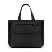 Akcesoria podróżnicze - Torba na lunch z kieszonką na przodzie czarna - miniaturka - grafika 1