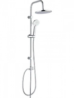 Zestawy prysznicowe - LAVEO PLL 20OX LESTE Kolumna natryskowa Długość drążka: 950 mm Wysokość: 1000 mm Szerokość: 225 mm Głębokość: 440 mm Wymiar słuchawki: ? 100 mm Długość węża: 1500 mm Wykończenie: chrom - miniaturka - grafika 1