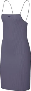Nike Damska sukienka Sportswear Chll KNT Mrib Cmi DRS, Daybreak/Black, FN4157-509, XS - Sukienki - miniaturka - grafika 1