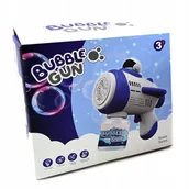 Bańki mydlane - MASZYNA DO BANIEK PISTOLET BAŃKI MYDLANE GENERATOR WYRZUTNIA + PŁYN - miniaturka - grafika 1