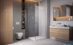 Radaway Essenza Kdj B kabina 90x90cm prawa szkło przejrzyste 1385082-01-01R/1384050-01-01 - Kabiny prysznicowe - miniaturka - grafika 4
