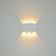 Lampy ogrodowe - Szeroki kinkiet zewnętrzny LED 3000K OWL-6650-4-WH-3K z serii ORTELO (｡◕‿◕｡) 20% RABATU z kodem BON20  W KOSZYKU! WIDZIAŁEŚ LEPSZĄ OFERTĘ? NAPISZ MAILA LUB ZADZWOŃ SKLEP@KAJA.COM.PL (｡◕‿◕｡) OFICJALNY DYSTRYBUTOR (｡◕‿◕｡) 30 LAT NA RYNKU (｡◕‿◕｡) - miniaturka - grafika 1