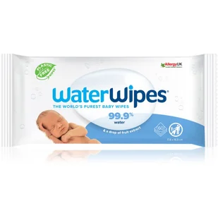 WaterWipes Baby Wipes delikatne nawilżane chusteczki dla dzieci 60 szt. - Chusteczki nawilżane - miniaturka - grafika 1