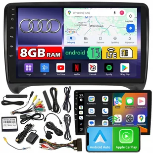 Radio samochodowe NCS ZQ9 AUDI TT 8J 2006-2013 Android nawigacja 8GB LTE - Radia samochodowe - miniaturka - grafika 1