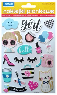 Avanti Naklejki dekoracyjne piankowe AVANTI - Przybory szkolne - miniaturka - grafika 1