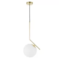 Lampy sufitowe - NOWOCZESNA LAMPA WISZĄCA KLASYCZNE ZŁOTO SORENTO D20 - miniaturka - grafika 1