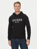 Bluzy męskie - Guess Bluza M5GQ36 KCN01 Czarny Regular Fit - miniaturka - grafika 1