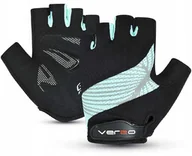 Rękawiczki rowerowe - Rękawiczki rower Verso damskie SB-01-3017-CC czarno-niebieskie - miniaturka - grafika 1