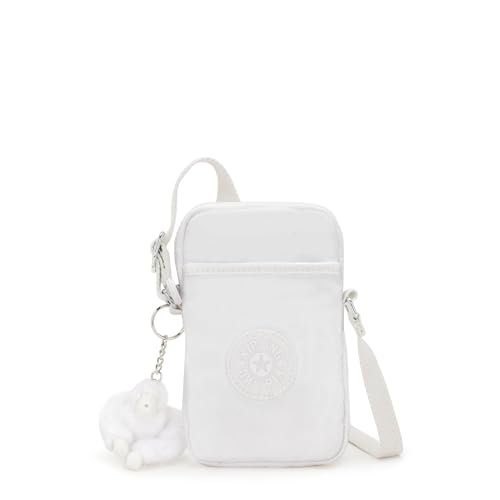 Kipling Torby na telefon Tally damskie, Czysty alabaster, 4.25''L x 6.75''H x 0.75''D