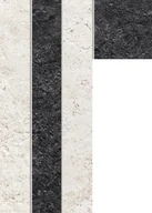 Płytki ceramiczne - Mozaika gresowa Tubądzin Vanilla STR 44,8x19,8 - miniaturka - grafika 1