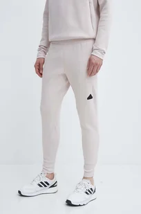 adidas spodnie dresowe Z.N.E kolor różowy gładkie IR5204 - Spodnie męskie - miniaturka - grafika 1