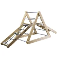 Place zabaw - CLASSIC WORLD EDU Drewniany plac zabaw drabinki - miniaturka - grafika 1