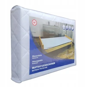 Wodoodporny pikowany ochraniacz na materac 70x180 - Pokrowce na materace - miniaturka - grafika 1