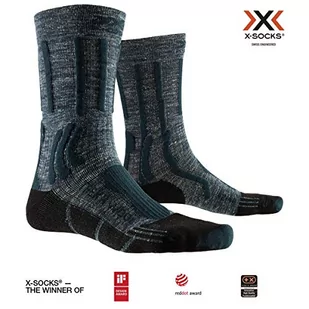 X-Socks Skarpety Trek X Linen Socks uniseks zielony Forest Green/Opal Black 45-47 XS-TS02S19U - Skarpetki męskie - miniaturka - grafika 1
