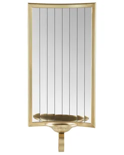 Świecznik SOBREDA Metal 41 cm Złoty - Świeczniki - miniaturka - grafika 1