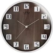 Zegary - MPM Zegar ścienny MPM E01.4289.0054 fi 30 cm Czytelny cichy - miniaturka - grafika 1