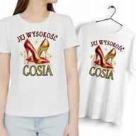 Koszulki i topy damskie - T-Shirt koszulka biała Dla Gosi Małgorzaty Na Prezent Urodziny z Nadrukiem - miniaturka - grafika 1