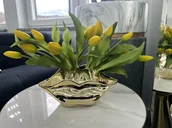 Donice - Wazon złoty osłonka usta - miniaturka - grafika 1