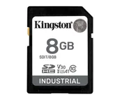 Karty pamięci - Kingston 8GB SDHC Industrial UHS-I U3 V30 A1 pSLC - miniaturka - grafika 1