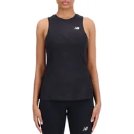 Koszulki sportowe damskie - Koszulka New Balance WT33280BK - czarna - miniaturka - grafika 1