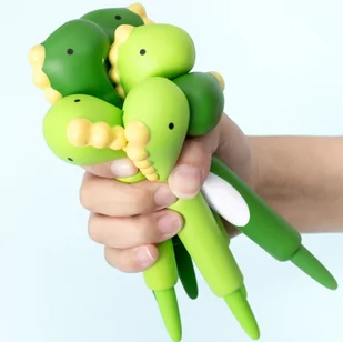 Długopis Squishy Gniotek Antystresowy Dinozaur - Długopisy - miniaturka - grafika 1