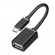 Kable komputerowe i do monitorów - Samsung Kabel USB Ugreen Kabel UGREEN OTG USB 2.0 do Micro USB Adapter OTG do S7 S7edge S6 S6 Edge Note 2 Nexus 7 telefon tablet z Android lub Windows z OTG 12 cm czarny 10396 - miniaturka - grafika 1