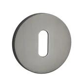 Klamki - Rozeta Na Klucz Krótka Okrągła Slim Grafit Kuchinox - miniaturka - grafika 1