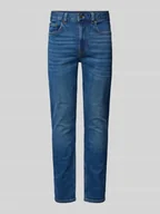 Spodnie męskie - Jeansy o kroju slim fit z 5 kieszeniami - miniaturka - grafika 1