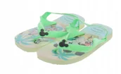 Sandały damskie - Havaianas Sandały Zielone Z Myszką Miki Wsuwane 25-26 Jtm - miniaturka - grafika 1
