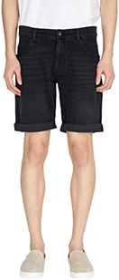 Sisley Mens Bermuda 4HC1S9001 szorty, czarny denim 800, 36, Black Denim 800, 36 - Spodenki damskie - miniaturka - grafika 1