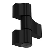 Zawiasy, okucia i inne akcesoria - Zawias Jocker Czarny trzyskrzydełkowy RAL9005 - miniaturka - grafika 1