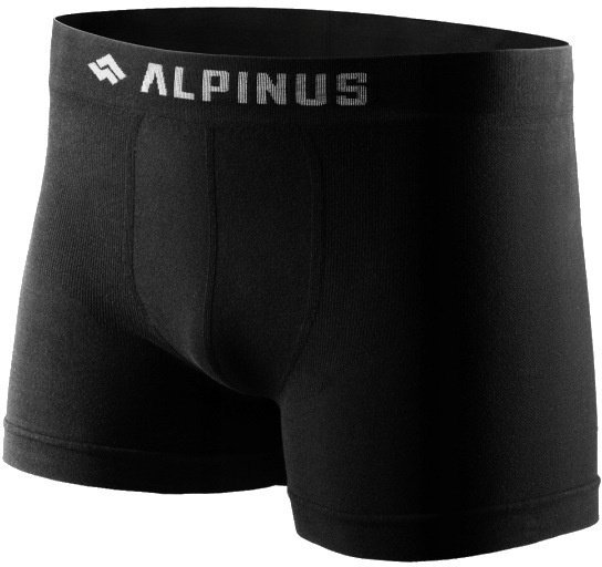 Alpinus BOKSERKI MĘSKIE ALPINUS GUANA BAWEŁNIANE BIELIZNA MĘSKA CZARNA
