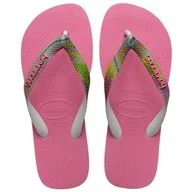 Klapki i japonki męskie - Havaianas Klapki męskie/damskie Top Mix, Kryształowa róża - 33/34 EU - miniaturka - grafika 1