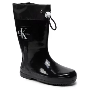 Kalosze damskie - Calvin Klein Kalosze JEANS - Rain Boot V3XC-80153-0083 Black 999 - grafika 1