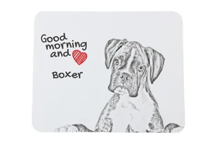 Bokser podkładka pod mysz z psem Art-Dog - Podkładki pod mysz - miniaturka - grafika 1