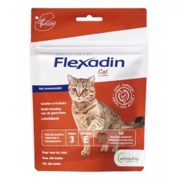 Vetoquinol Flexadin Cat Kot 60szt na Stawy - Przysmaki dla kotów - miniaturka - grafika 1