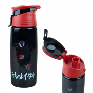 BUTELKA NA WODĘ USTNIK BIDON TRITAN CZARNA NARUTO KITE - Bidony dla dzieci - miniaturka - grafika 1