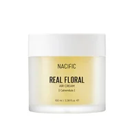 Kremy do twarzy - NACIFIC Nacific Real Floral Air Cream Calendula - Krem kwiatowy nagietek 100 ml - miniaturka - grafika 1