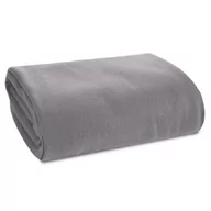 Koce - Koc narzuta polarowy 150x200 popielaty D91 - miniaturka - grafika 1