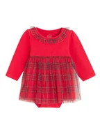 Body dla niemowląt - COOL CLUB Sukienka z body w kolorze czerwonym - miniaturka - grafika 1