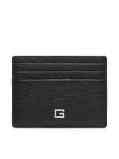 Guess Etui na karty kredytowe SMNEZU LEA25 Czarny - Etui na dokumenty i karty - miniaturka - grafika 1