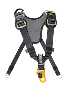 Uprząż piersiowa Petzl Top Croll S - black/yellow - Sprzęt wspinaczkowy - miniaturka - grafika 1