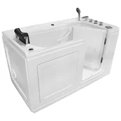 Wanny z hydromasażem - Wanna z hydromasażem dla osób niepełnosprawnych 146x76 cm MO-0301 - miniaturka - grafika 1